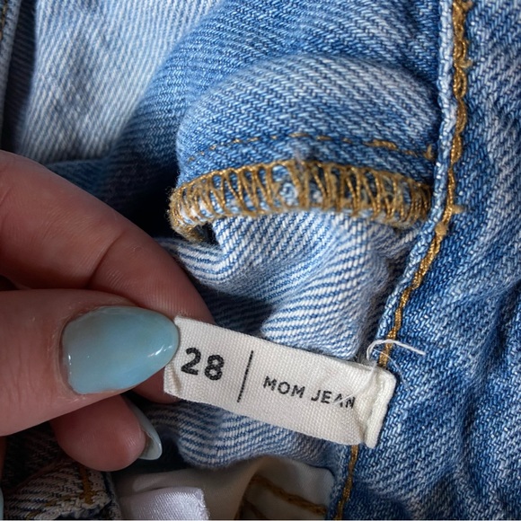 3/$15 High Waisted Distressed Mom Jeans - Picture 4 of 5
